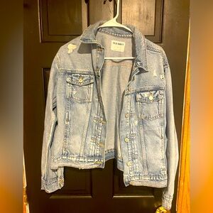 Distressed Jean jacket